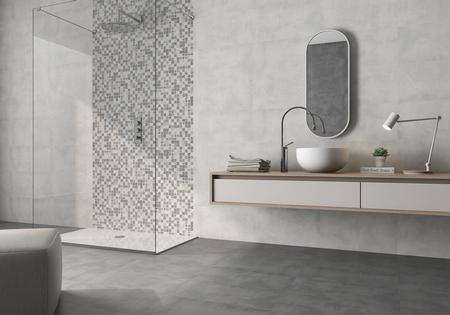 Ambiente Serie PORTLAND colores Blanco y Gris